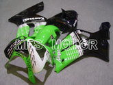Kawasaki NINJA ZX6R 2003-2004 Injection ABS Fairing - Factory Style - Black Green - MFS5635